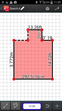 Different units are possible. The app shows the unit of each measurement.