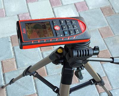 Leica Disto E7500i on rtipod for long distances